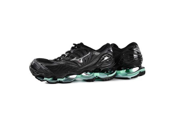 ⁦נעלי מיזונו-MIZUNO-Black & Acapulco⁩ – תמונה ⁦4⁩