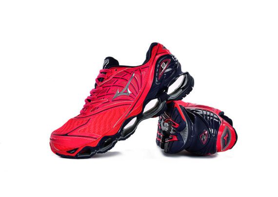 ⁦נעלי מיזונו-MIZUNO-Black & Red⁩ – תמונה ⁦4⁩