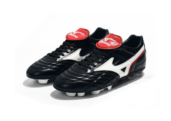 ⁦נעלי מיזונו-MIZUNO-Black Red & White⁩ – תמונה ⁦2⁩