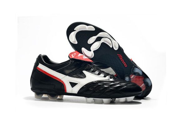 ⁦נעלי מיזונו-MIZUNO-Black Red & White⁩ – תמונה ⁦9⁩