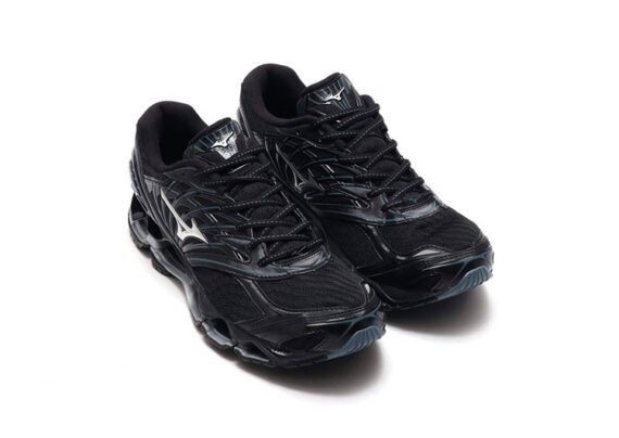 ⁦נעלי מיזונו-MIZUNO-Black & Smalt Blue⁩ – תמונה ⁦6⁩