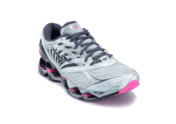 ⁦נעלי מיזונו-MIZUNO-Light Gray & Pink⁩ – תמונה ⁦7⁩