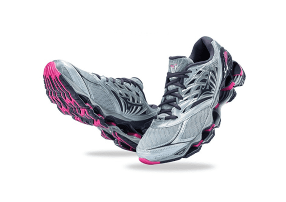 ⁦נעלי מיזונו-MIZUNO-Light Gray & Pink⁩ – תמונה ⁦3⁩