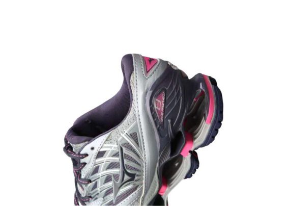 ⁦נעלי מיזונו-MIZUNO-Light Gray & Pink⁩ – תמונה ⁦4⁩