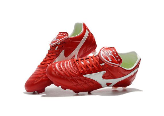 ⁦נעלי מיזונו-MIZUNO-Red & White⁩ – תמונה ⁦6⁩