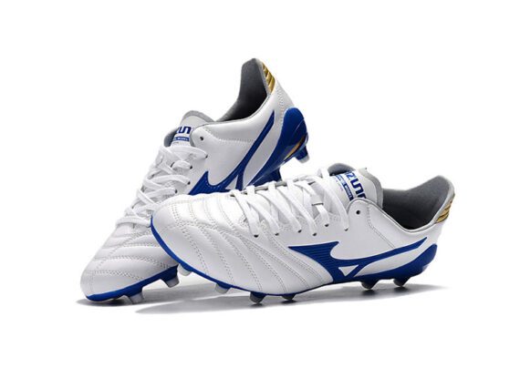 ⁦נעלי מיזונו-MIZUNO-White & Blue⁩ – תמונה ⁦5⁩