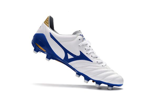 ⁦נעלי מיזונו-MIZUNO-White & Blue⁩ – תמונה ⁦3⁩