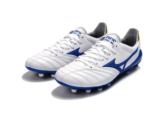 ⁦נעלי מיזונו-MIZUNO-White & Blue⁩ – תמונה ⁦2⁩