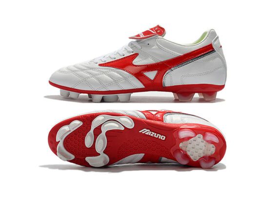 ⁦נעלי מיזונו-MIZUNO-White & Red⁩ – תמונה ⁦10⁩