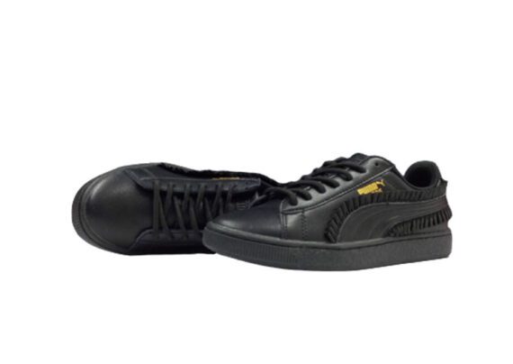 ⁦נעלי פומה-PUMA Basket Lace Black Gold Label Casual Sneakers⁩ – תמונה ⁦5⁩