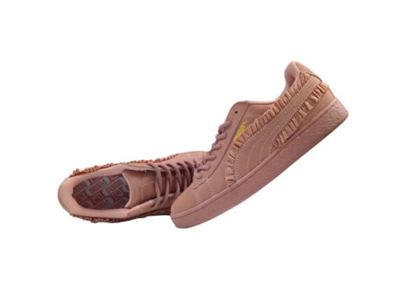 ⁦נעלי פומה-PUMA Basket Lace Fallow Gold Label Casual Sneakers⁩ – תמונה ⁦3⁩