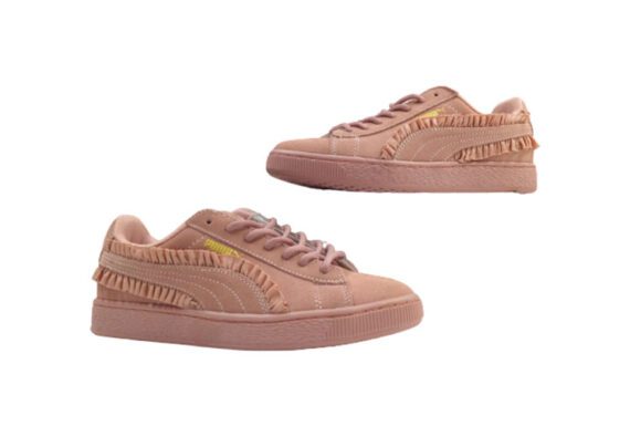 ⁦נעלי פומה-PUMA Basket Lace Fallow Gold Label Casual Sneakers⁩ – תמונה ⁦4⁩