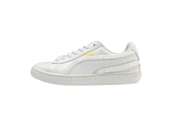 נעלי פומה-PUMA Basket Lace White Gold Label Casual Sneakers