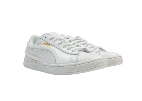 ⁦נעלי פומה-PUMA Basket Lace White Gold Label Casual Sneakers⁩ – תמונה ⁦4⁩