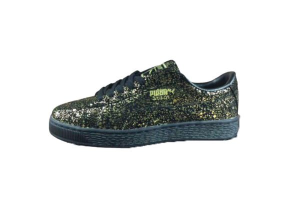 נעלי פומה-PUMA Suede Splatter joint model moonlight gold and Black