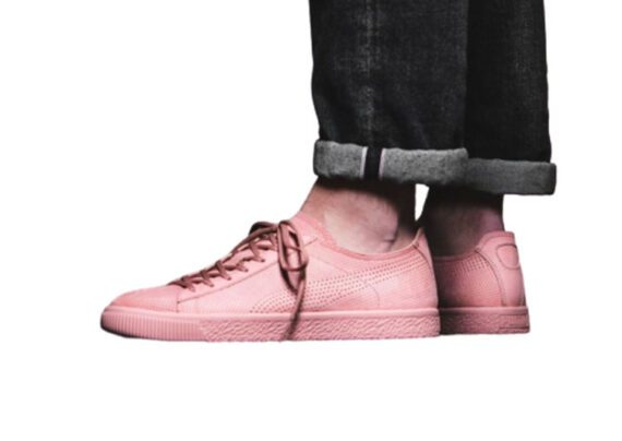 ⁦נעלי פומה- PUMA X STAMPD CLYDE-Pink Flare⁩ – תמונה ⁦3⁩