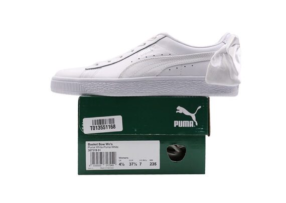 נעלי פומה- PUMA basket heart rihanna leather -Titan White