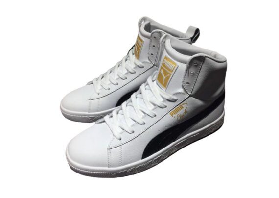 ⁦נעלי פומה- PUMA full leather high-top sneakers-Gainsboro⁩ – תמונה ⁦3⁩