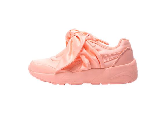 נעלי פומה- PUMA rihanna bow rubbon silk cherry blossom pink -Apricot