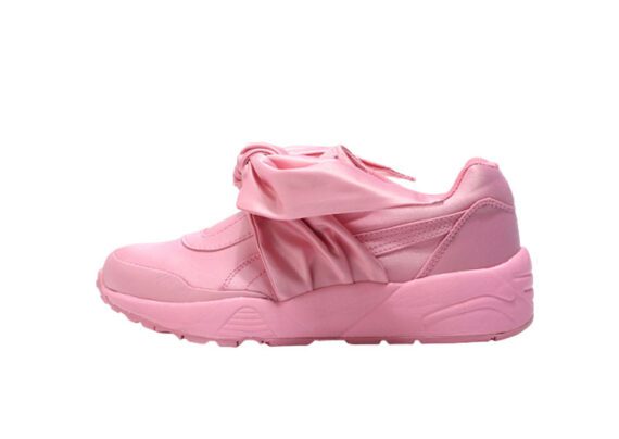 נעלי פומה- PUMA rihanna bow rubbon silk cherry blossom pink -Can Can