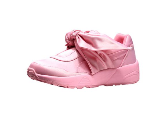 ⁦נעלי פומה- PUMA rihanna bow rubbon silk cherry blossom pink -Can Can⁩ – תמונה ⁦3⁩