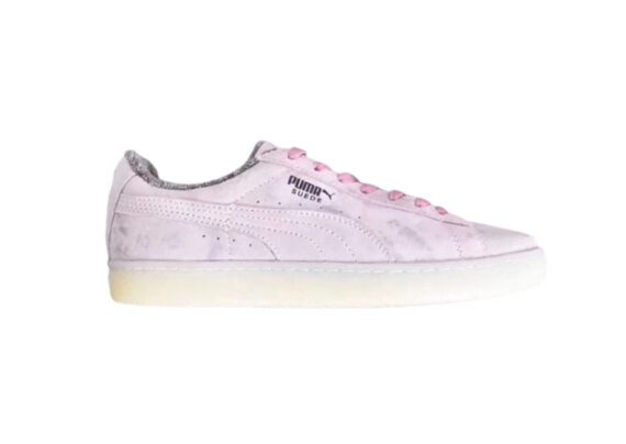 נעלי פומה-PUMA transparent crystal sole suede lining plush lace-up sneakers couple shoes-Prim