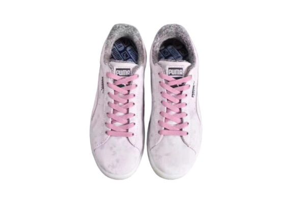 ⁦נעלי פומה-PUMA transparent crystal sole suede lining plush lace-up sneakers couple shoes-Prim⁩ – תמונה ⁦3⁩