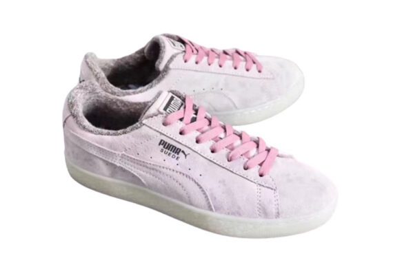 ⁦נעלי פומה-PUMA transparent crystal sole suede lining plush lace-up sneakers couple shoes-Prim⁩ – תמונה ⁦2⁩