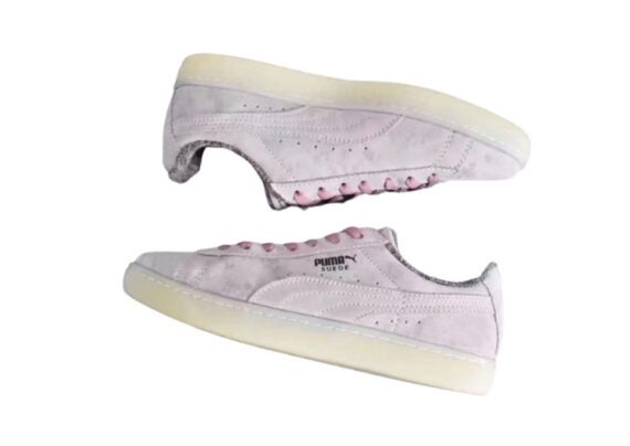 ⁦נעלי פומה-PUMA transparent crystal sole suede lining plush lace-up sneakers couple shoes-Prim⁩ – תמונה ⁦4⁩