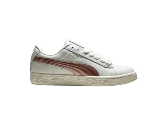 ⁦נעלי פומה-Puma Basket classic LFS-Snow Drift-Medium Wood⁩ – תמונה ⁦2⁩