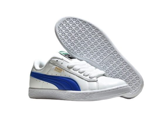 ⁦נעלי פומה-Puma Basket classic LFS-White-Blue⁩ – תמונה ⁦8⁩