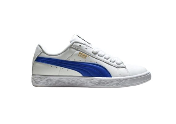 ⁦נעלי פומה-Puma Basket classic LFS-White-Blue⁩ – תמונה ⁦2⁩