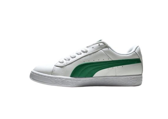 נעלי פומה-Puma Basket classic LFS-White-Green