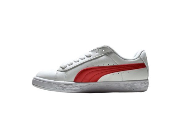 נעלי פומה-Puma Basket classic LFS-White-Red