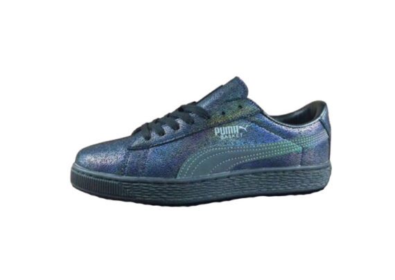 נעלי פומה-Puma basket classic splash ink blue -Black