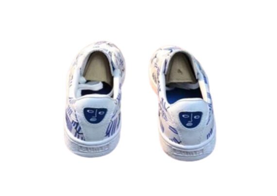 ⁦נעלי פומה-Puma layered skin graffiti sneakers genuine standard layered leather - Blue-white⁩ – תמונה ⁦8⁩