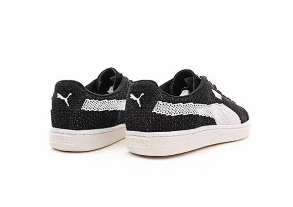 ⁦נעלי פומה- Puma suede Classic+ Knit -Black⁩ – תמונה ⁦5⁩