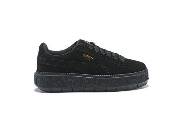 נעלי פומה- Puma suede platform rihanna plarform shoes-Black