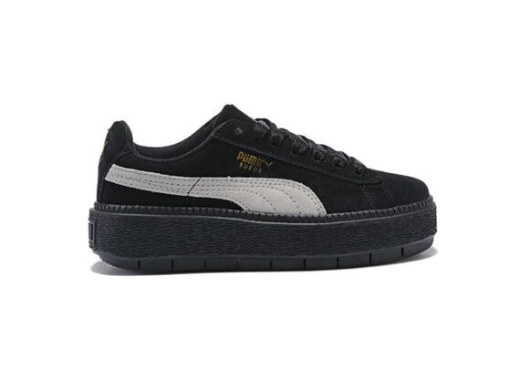 נעלי פומה- Puma suede platform rihanna plarform shoes-Midnight Moss