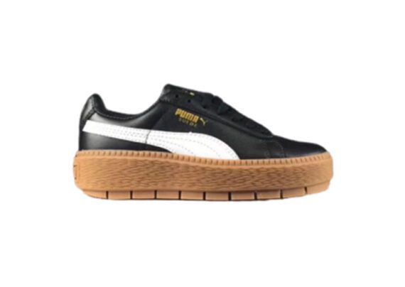 ⁦נעלי פומה- Puma suede platform rihanna platform shoes leather-Black Russian⁩ – תמונה ⁦2⁩