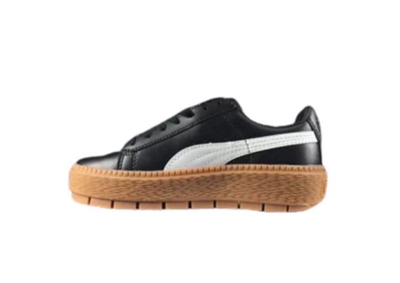 נעלי פומה- Puma suede platform rihanna platform shoes leather-Black Russian