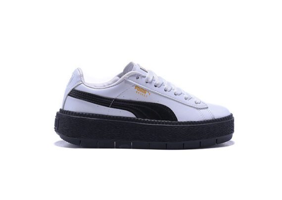 נעלי פומה- Puma suede platform rihanna platform shoes leather-Lavender Grey