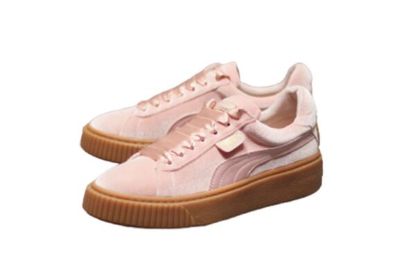 נעלי פומה-Rihanna II Puma Velvet Denim Satin-Petite-Cavern Pink