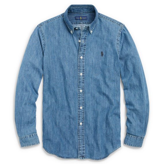 ראלף לורן-RL JEANS SHIRT MEN'S LONG