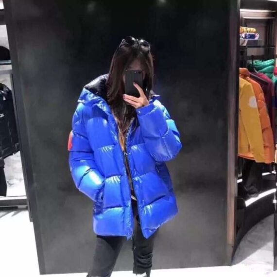 ⁦MONCLER COATS CATEGORY MEN & WOMEN - BLUE⁩ – תמונה ⁦4⁩