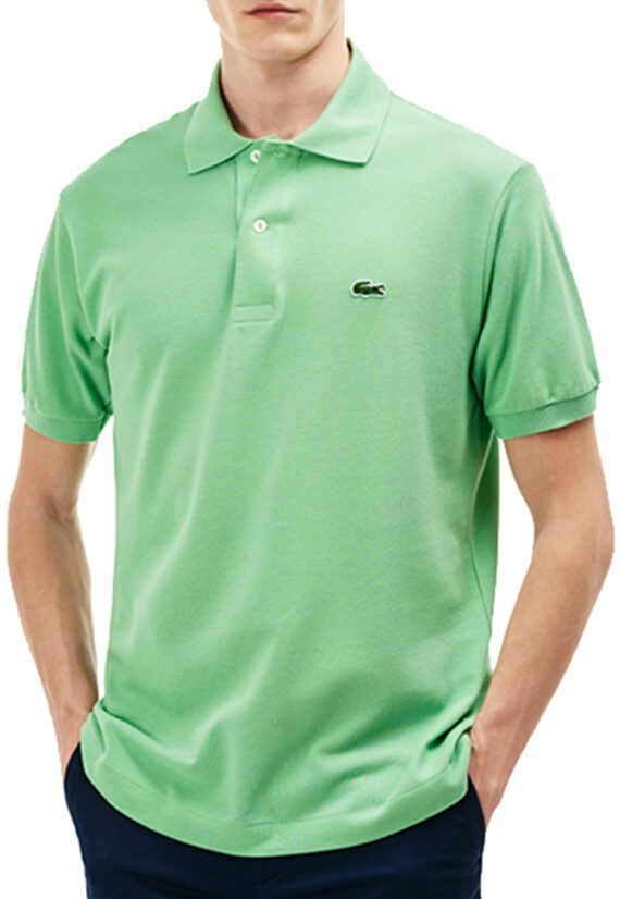 לקוסט-LACSOTE TSHIRT MEN'S POLO SHORT - De York Green