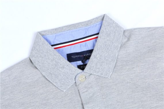 ⁦טומי הילפיגר-TOMMY POLO LONG MEN'S - Gray⁩ – תמונה ⁦4⁩