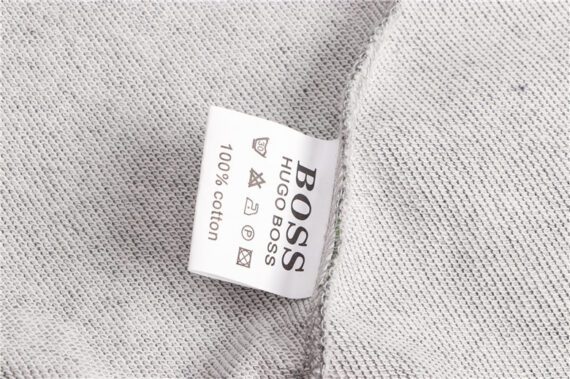 ⁦בוס-HUGO BOSS TSHIRT MEN'S LONG -GRAY⁩ – תמונה ⁦6⁩