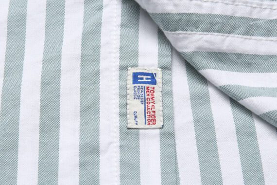 ⁦טומי הילפיגר-TOMMY BUTTON MEN'S- Heather & White⁩ – תמונה ⁦6⁩