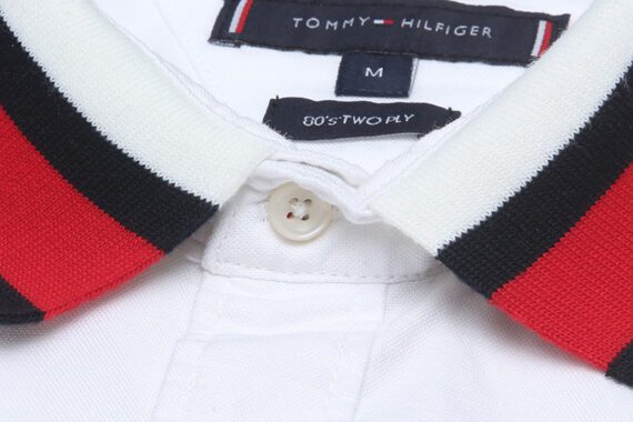 ⁦טומי הילפיגר-TOMMY BUTTON MEN'S- WHITE⁩ – תמונה ⁦11⁩